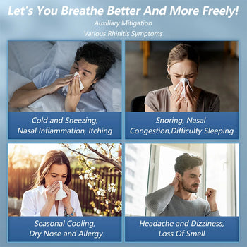 Rhinitis Treatment Device for Nasal Therapy and Home Use