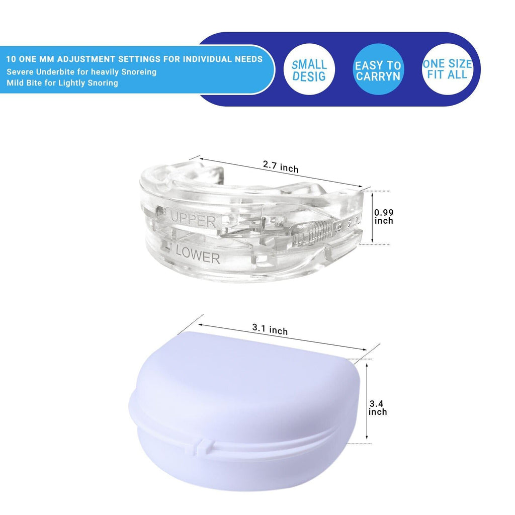 Parafaringe Antirussamento in Silicone RestEase con Custodia da Viaggio