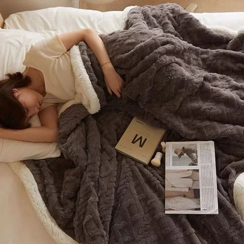 پتو ضخیم پشم بره برای حداکثر گرما و راحتی نرم زمستانی