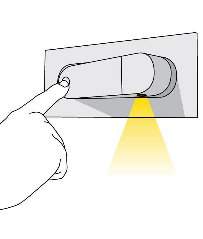 NyraLume Halo LED nástěnná lampa na čtení u postele s ambientním podsvícením