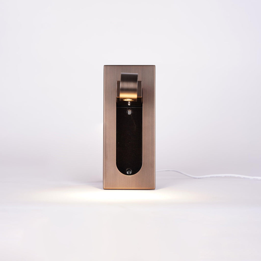 NyraLume Halo LED nástěnná lampa na čtení u postele s ambientním podsvícením