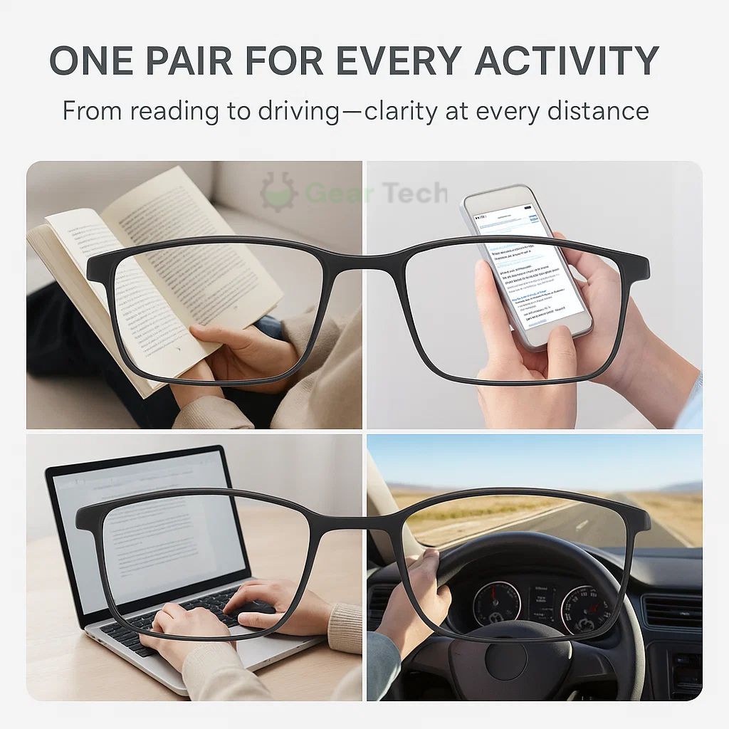 German Designed Progressive Eyeglasses for Clear All-Day Vision