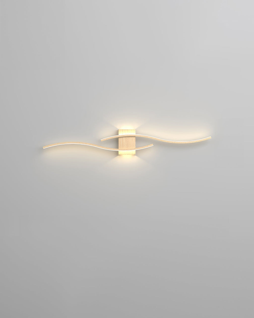 Lyra Wood Grain Minimalist LED Wall Light for Modern Interiors Eco Lighting