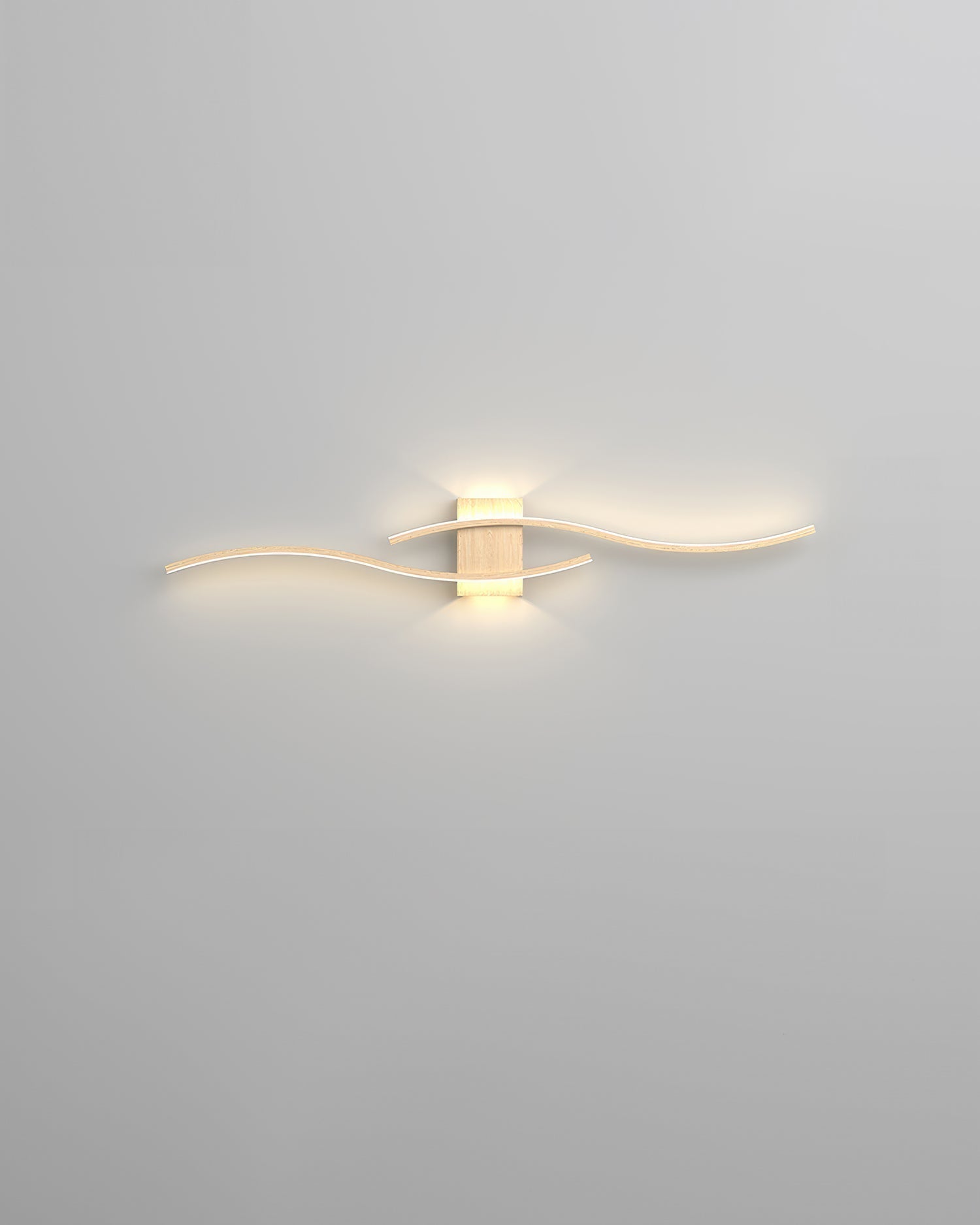 Lyra Wood Grain Minimalist LED Wall Light for Modern Interiors Eco Lighting