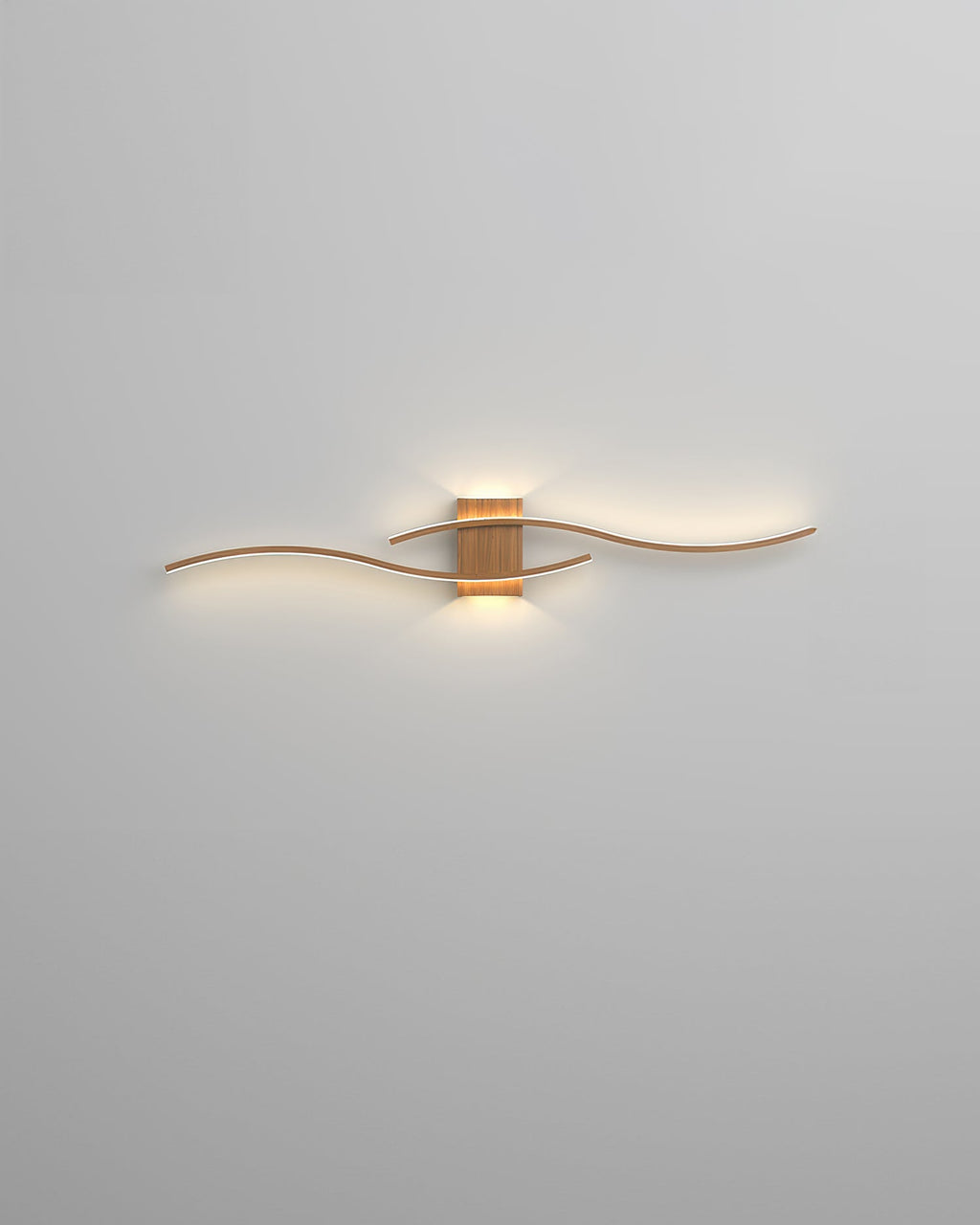Lyra Wood Grain Minimalist LED Wall Light for Modern Interiors Eco Lighting