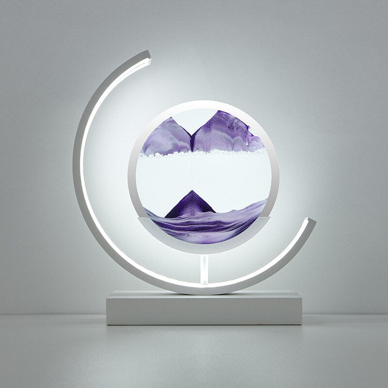 NovaQuell LED Quicksand Table Lamp With Bright Motion