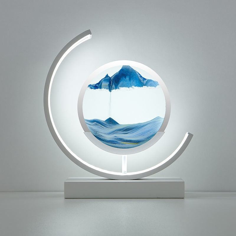 NovaQuell LED Quicksand Table Lamp With Bright Motion