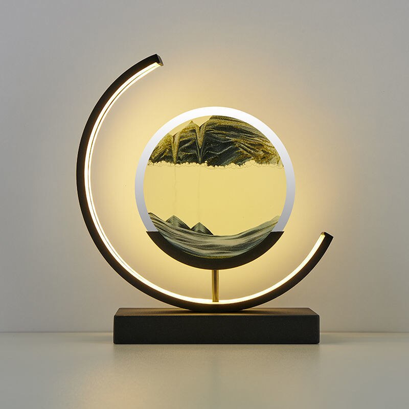 NovaQuell LED Quicksand Table Lamp With Bright Motion