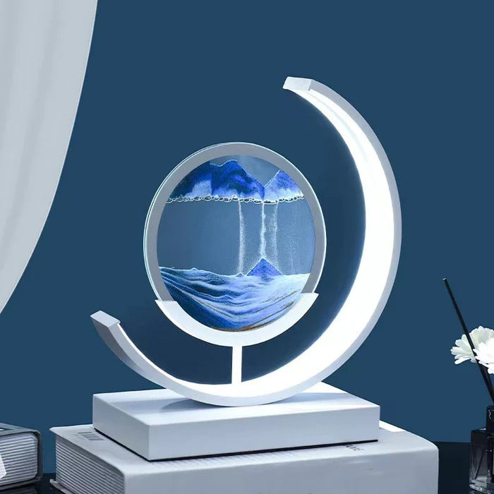 NovaQuell LED Quicksand Table Lamp With Bright Motion