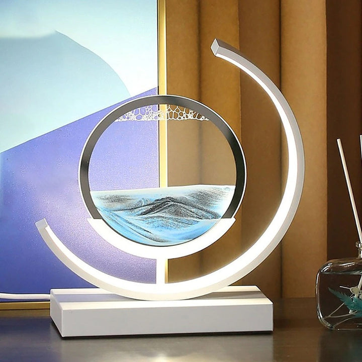 NovaQuell LED Quicksand Table Lamp With Bright Motion