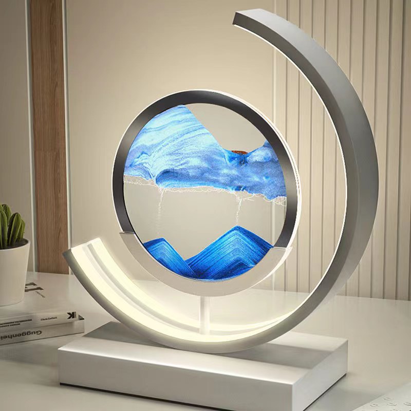 NovaQuell LED Quicksand Table Lamp With Bright Motion