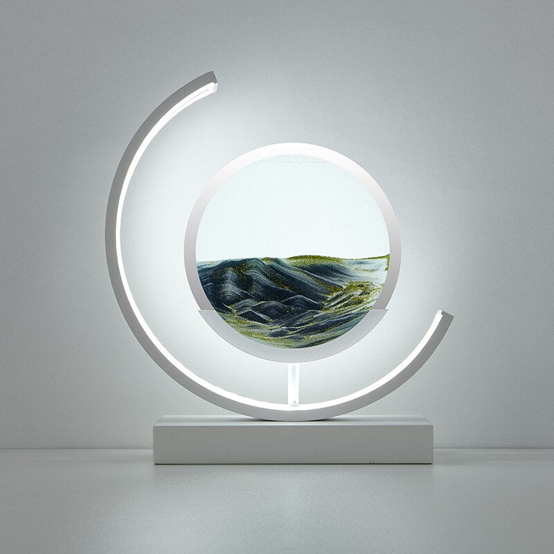 NovaQuell LED Quicksand Table Lamp With Bright Motion