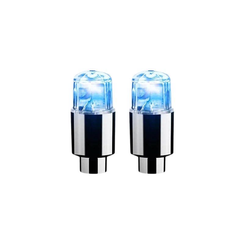 LumaValve LED Tire Valve Caps For Night Riding Safety
