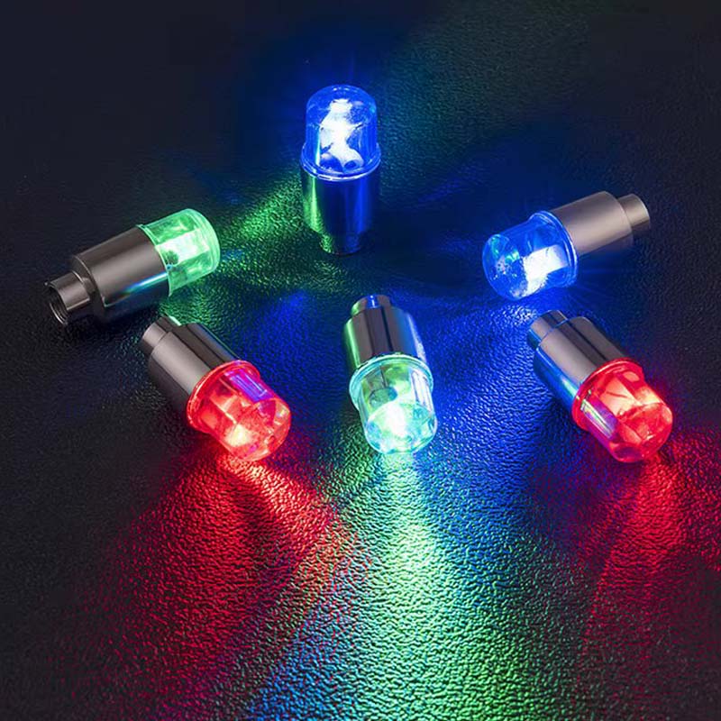LumaValve LED Tire Valve Caps For Night Riding Safety