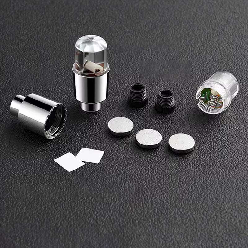 LumaValve LED Tire Valve Caps For Night Riding Safety