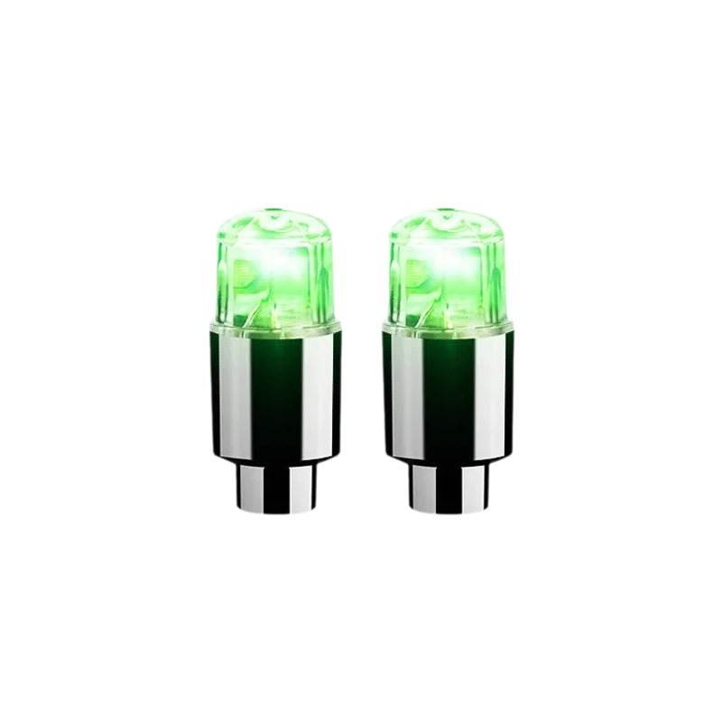 LumaValve LED Tire Valve Caps For Night Riding Safety
