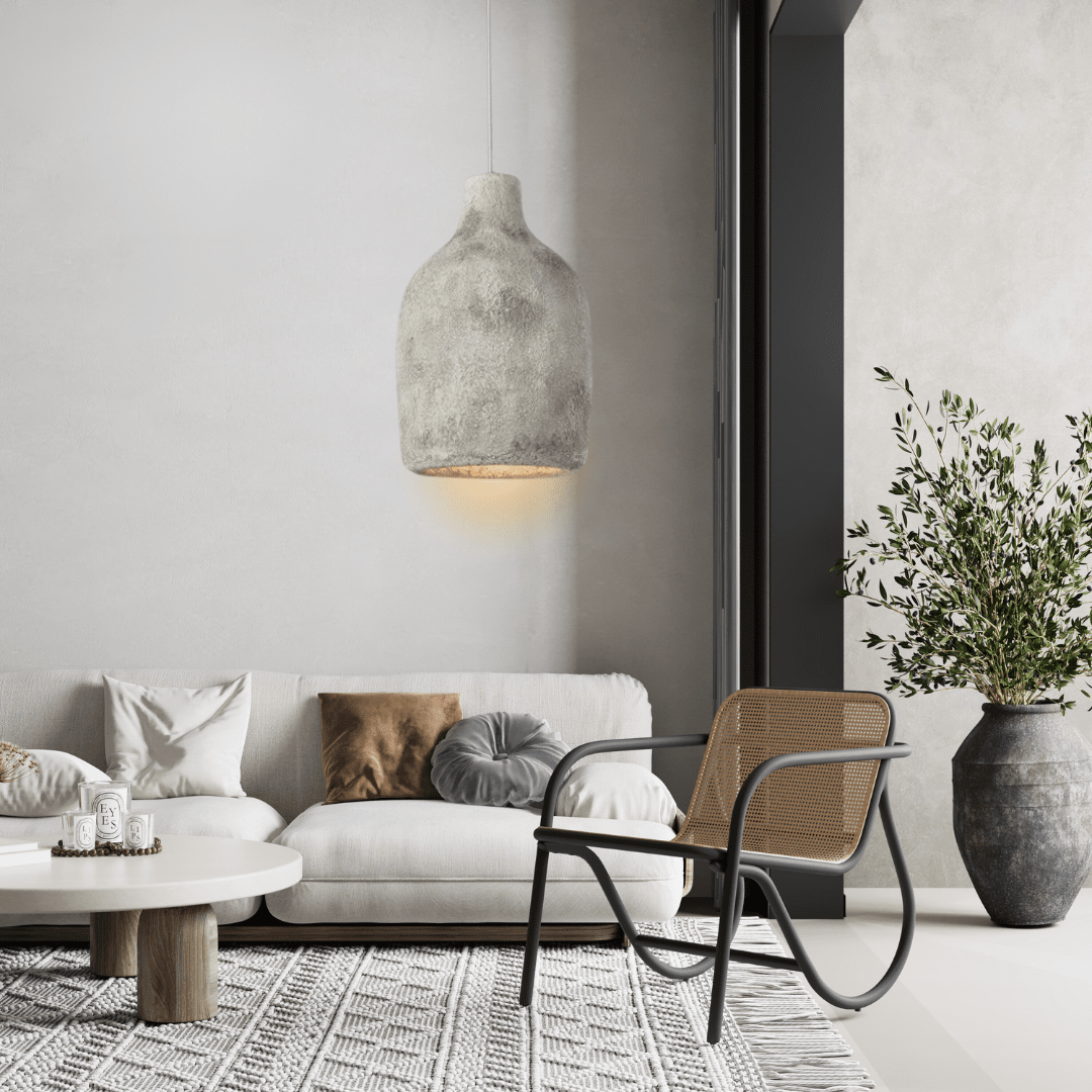 Aurek Wabi-Sabi cementpendel med justerbar ledning til hjemmet