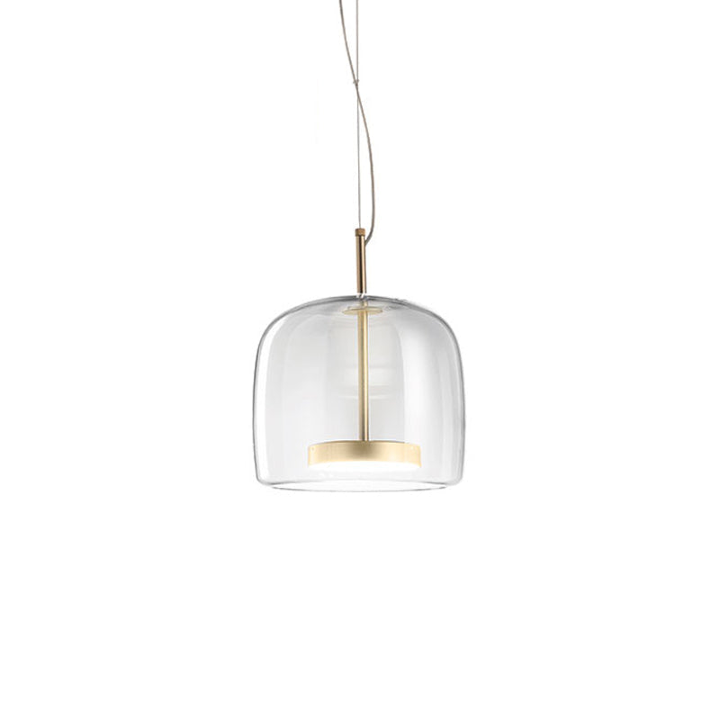 Lampe suspendue en verre Aurelia pour chambre et salon