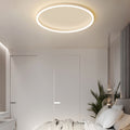 Velora Ring LED Ceiling Light Dimmable Black White Gold