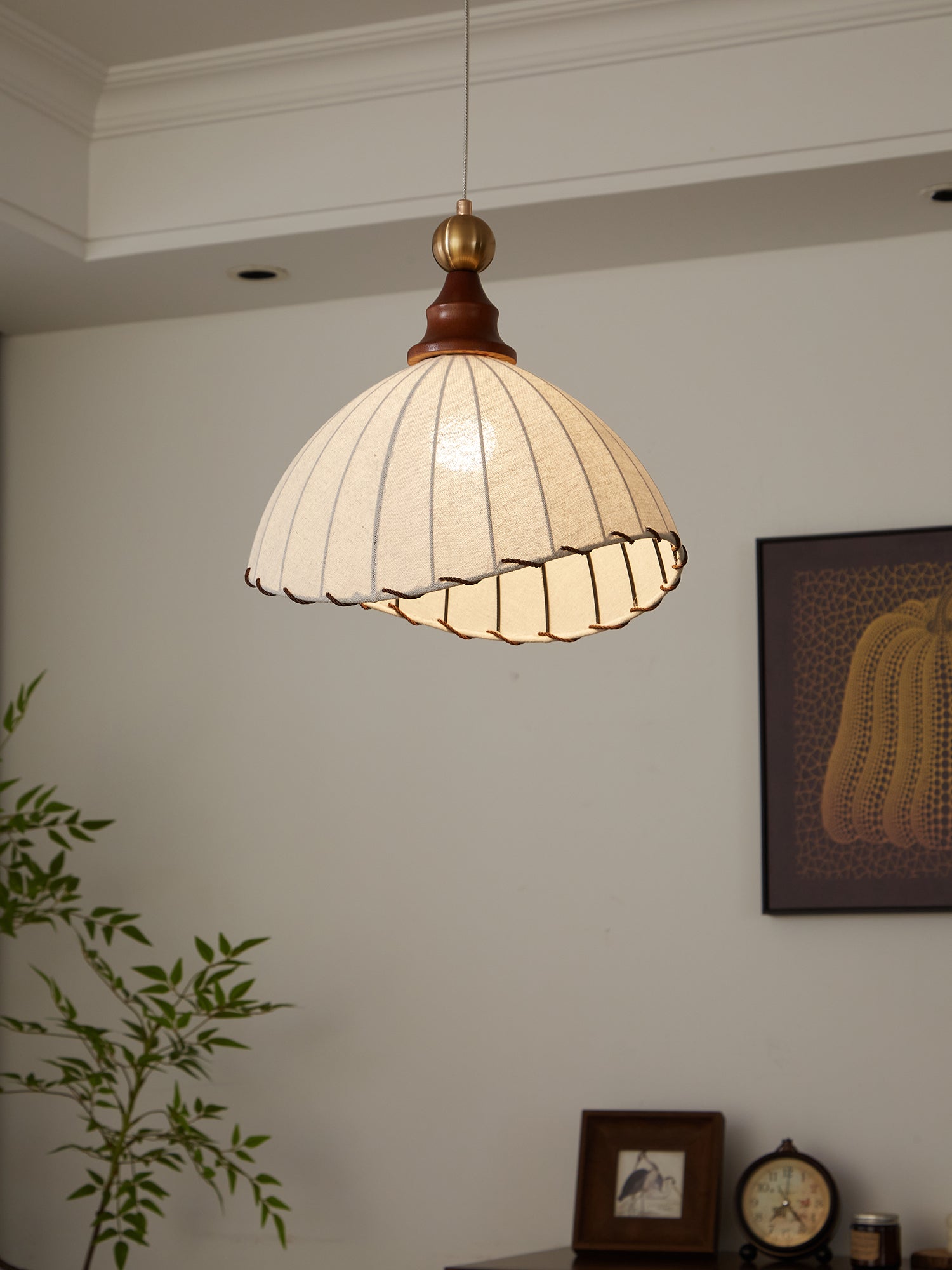 Nyvera Modern Fabric Pendant Light for Dining Room