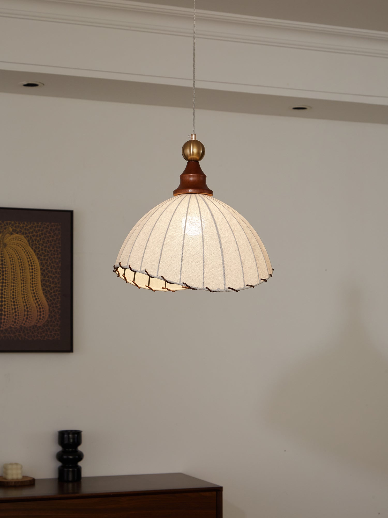 Nyvera Modern Fabric Pendant Light for Dining Room