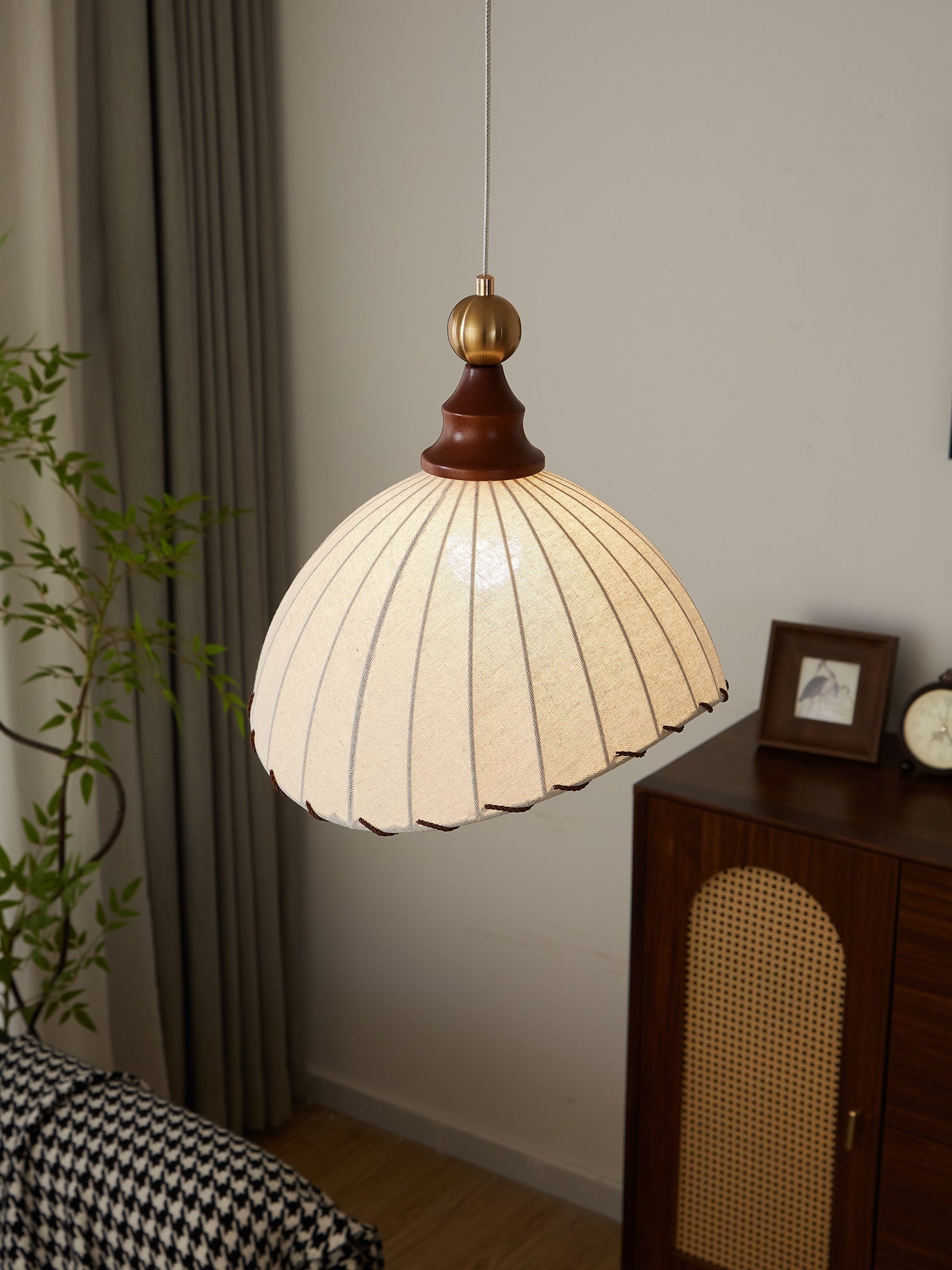 Nyvera Modern Fabric Pendant Light for Dining Room