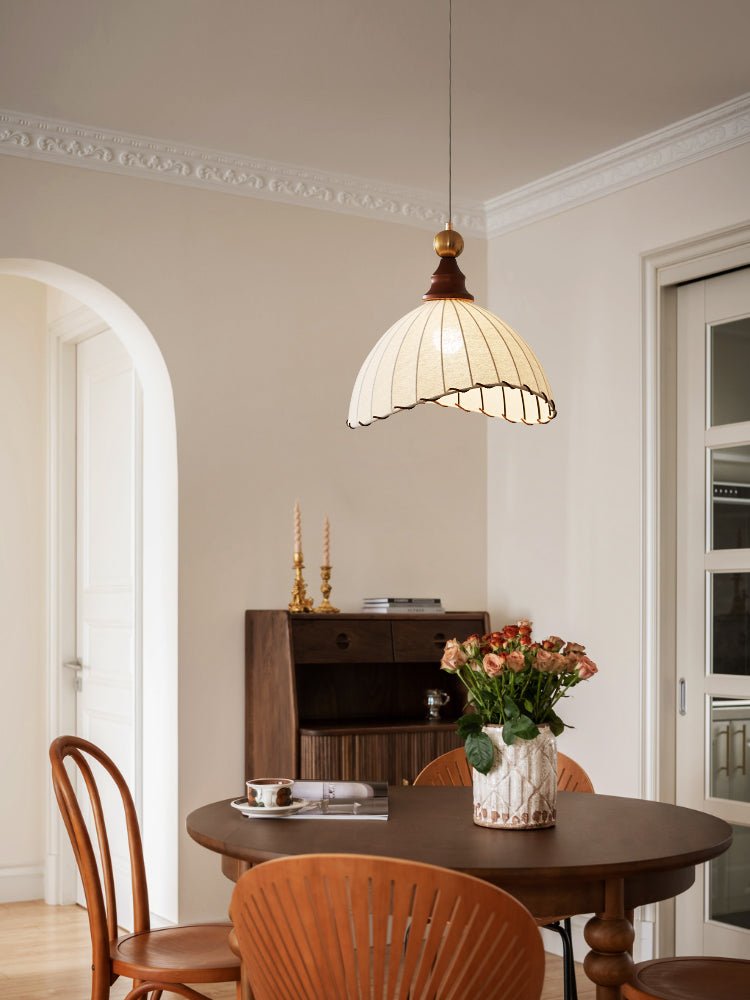 Nyvera Modern Fabric Pendant Light for Dining Room