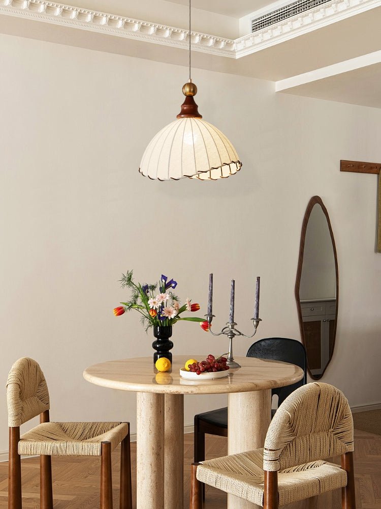 Nyvera Modern Fabric Pendant Light for Dining Room