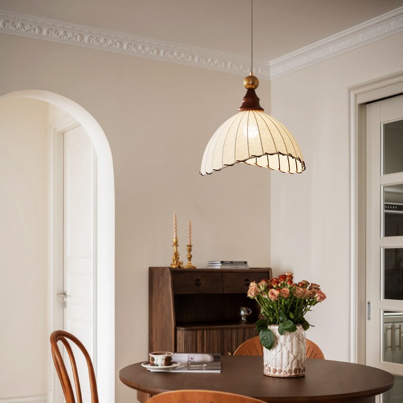 Nyvera Modern Fabric Pendant Light for Dining Room
