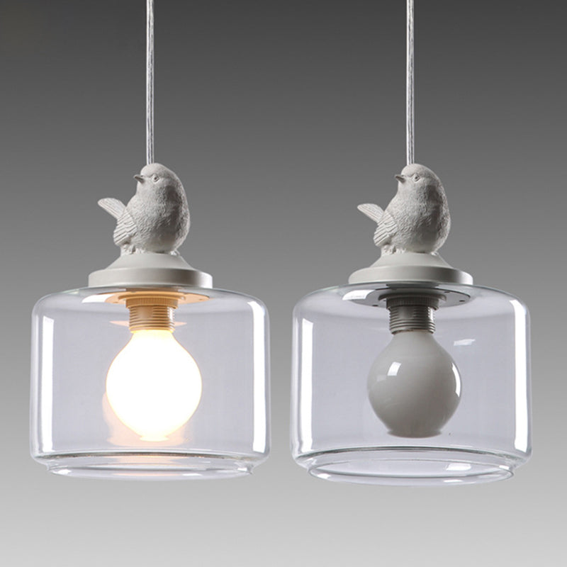 Aviara Bird Pattern Pendant Light Natural Modern Ceiling Lamp