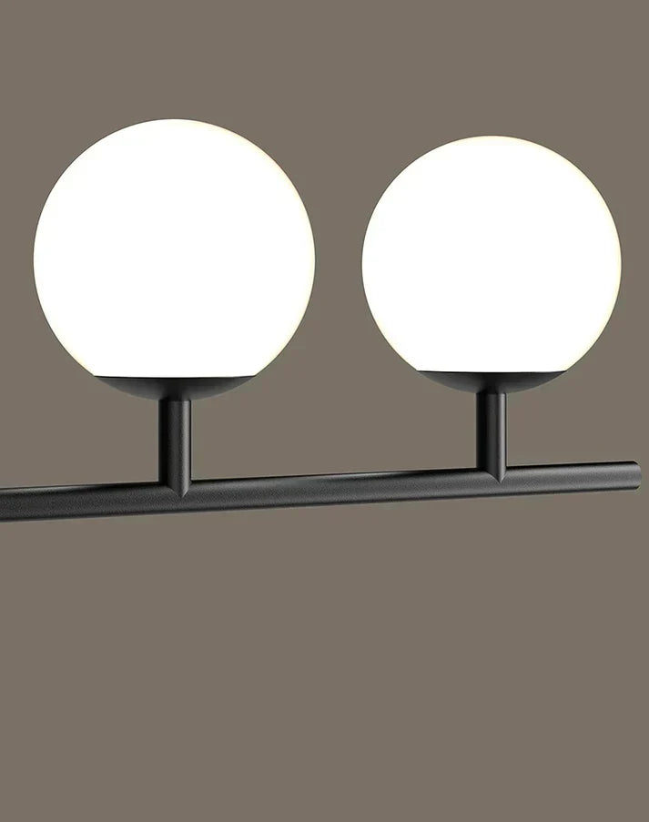 Vespera | Minimalistický závěsný lustr s přímými tyčemi a teplým bílým světlem
