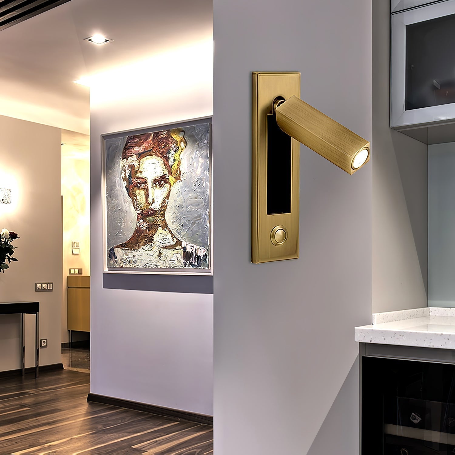 Flush Mount Bedside Sconce for Reading and Cozy Ambience
