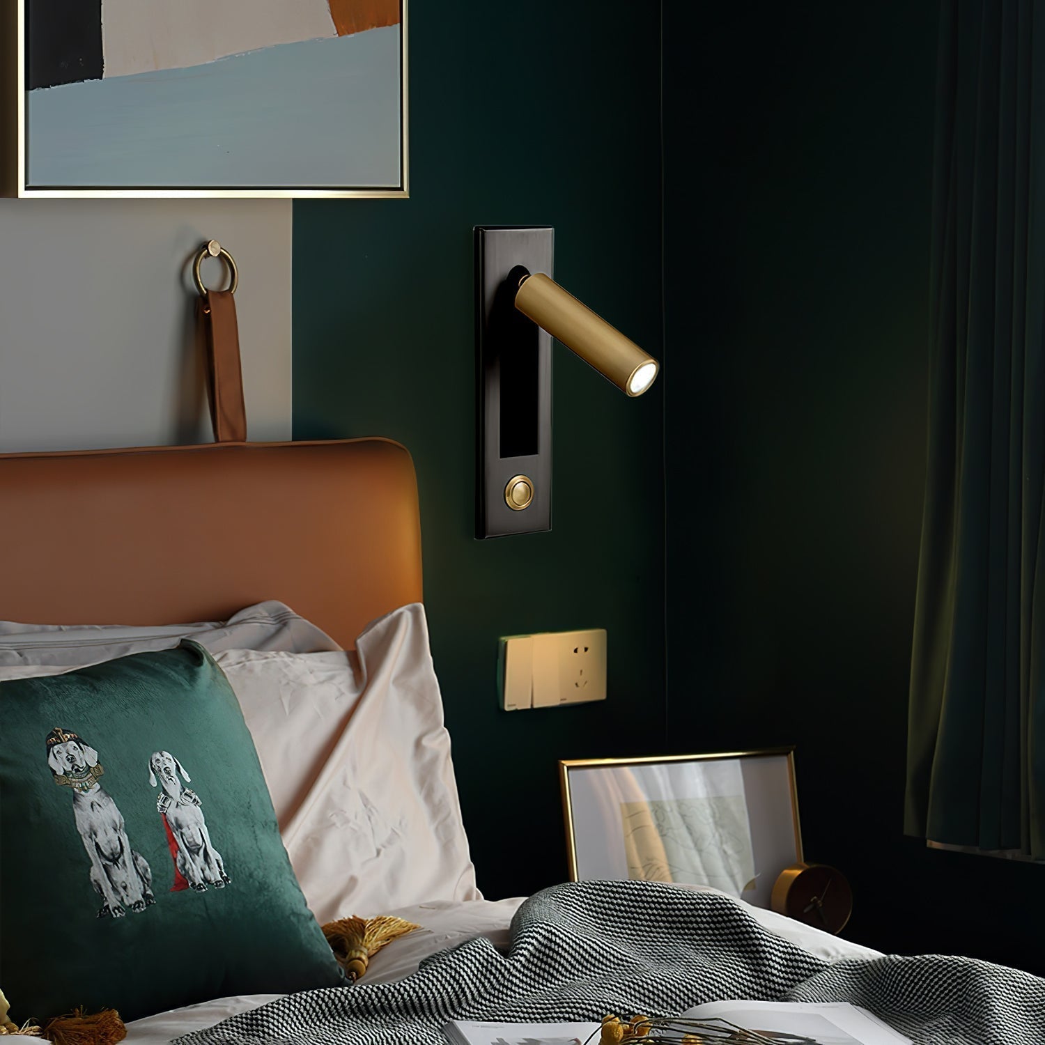 Flush Mount Bedside Sconce for Reading and Cozy Ambience
