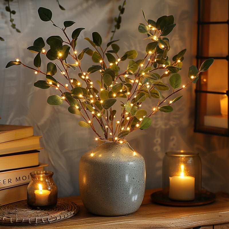 LumaTwig 70cm LED Taklamp Met Natuurlijke Bosachtige Esthetiek