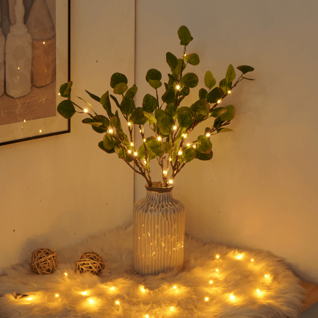 LumaTwig 70cm LED Taklamp Met Natuurlijke Bosachtige Esthetiek