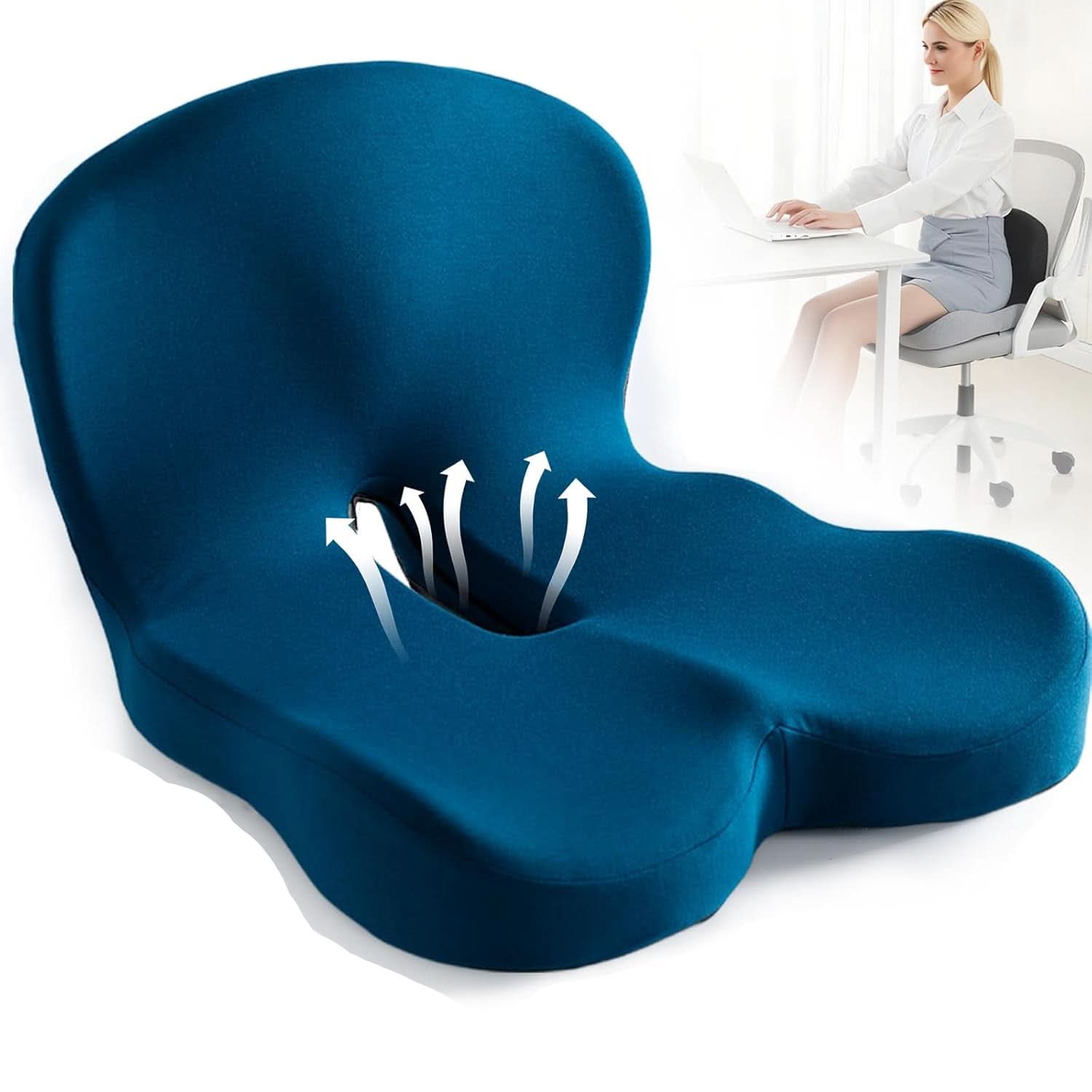 ProPosture Premium Memory Foam Cushion For Posture And Comfort