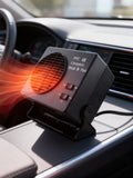 12V Ceramic Car Heater Fan With Auto Thermostat Defroster And Demister