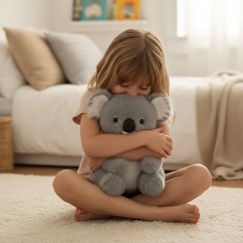عروسک نرم آرام‌بخش نوا، درمان حسی با وزن، فشار عمیق، حمایت از اضطراب