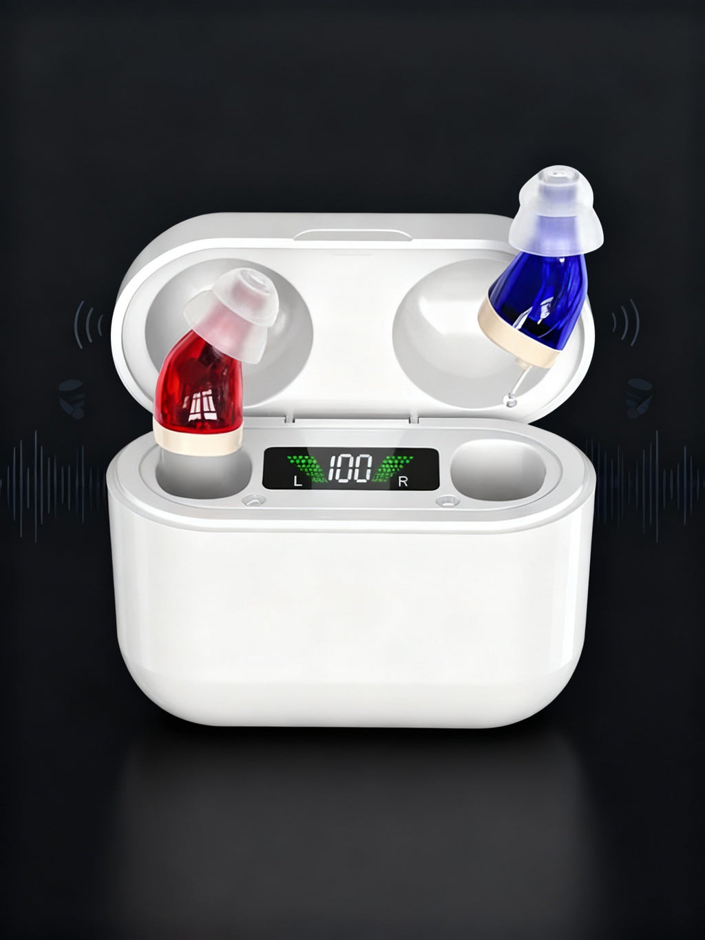 In-Ear Digital Hearing Aids For Tinnitus Relief And Rechargeable Noise Reduction