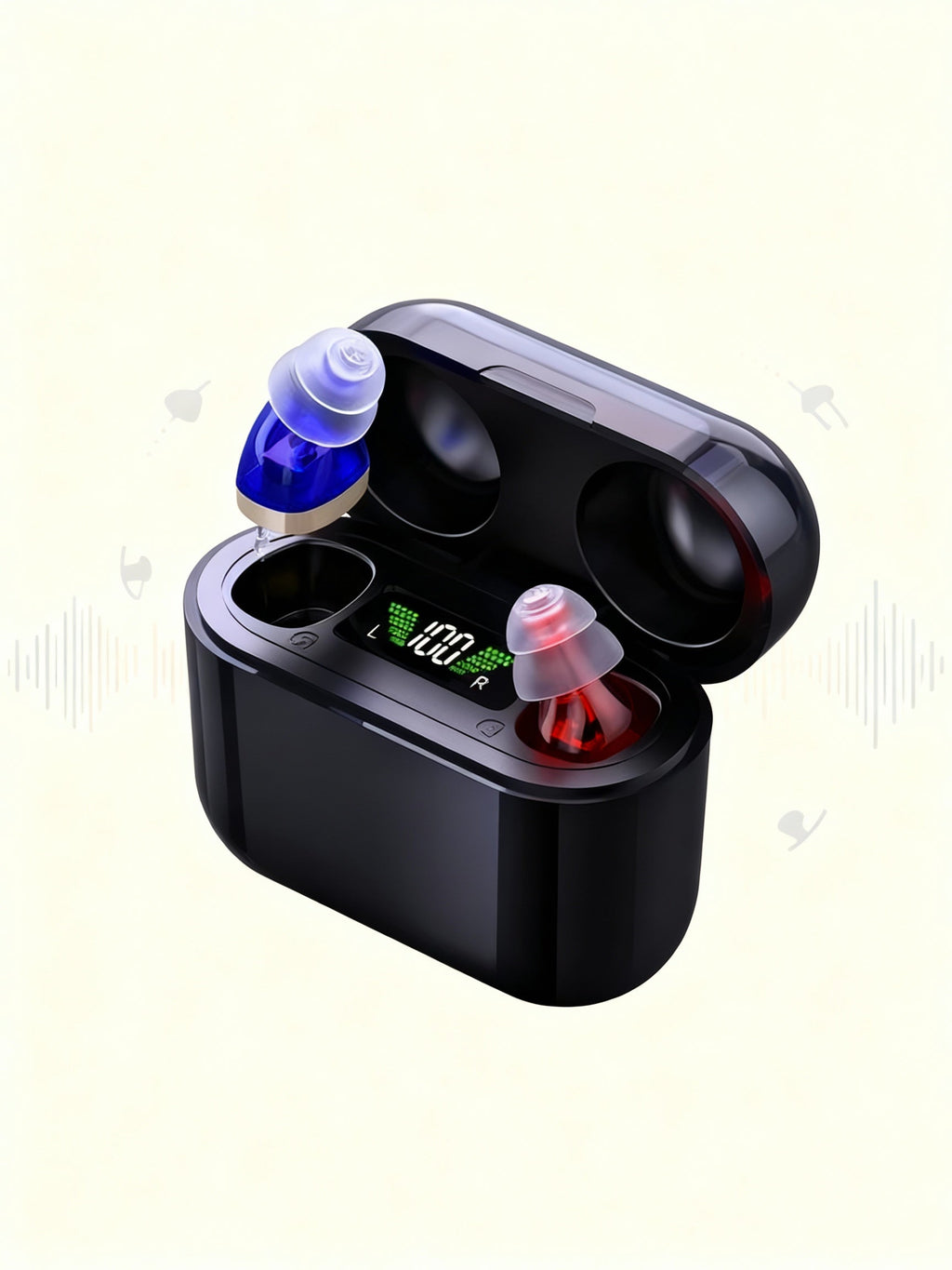 In-Ear Digital Hearing Aids For Tinnitus Relief And Rechargeable Noise Reduction