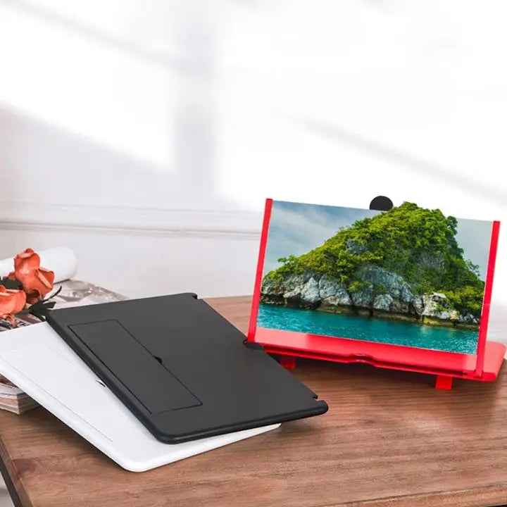 ذره‌بین صفحه نمایش گوشی تاشو برای تماشای ویدیو با کیفیت HD