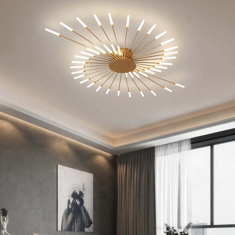NovaLume LED Firework Lights Metal Decor