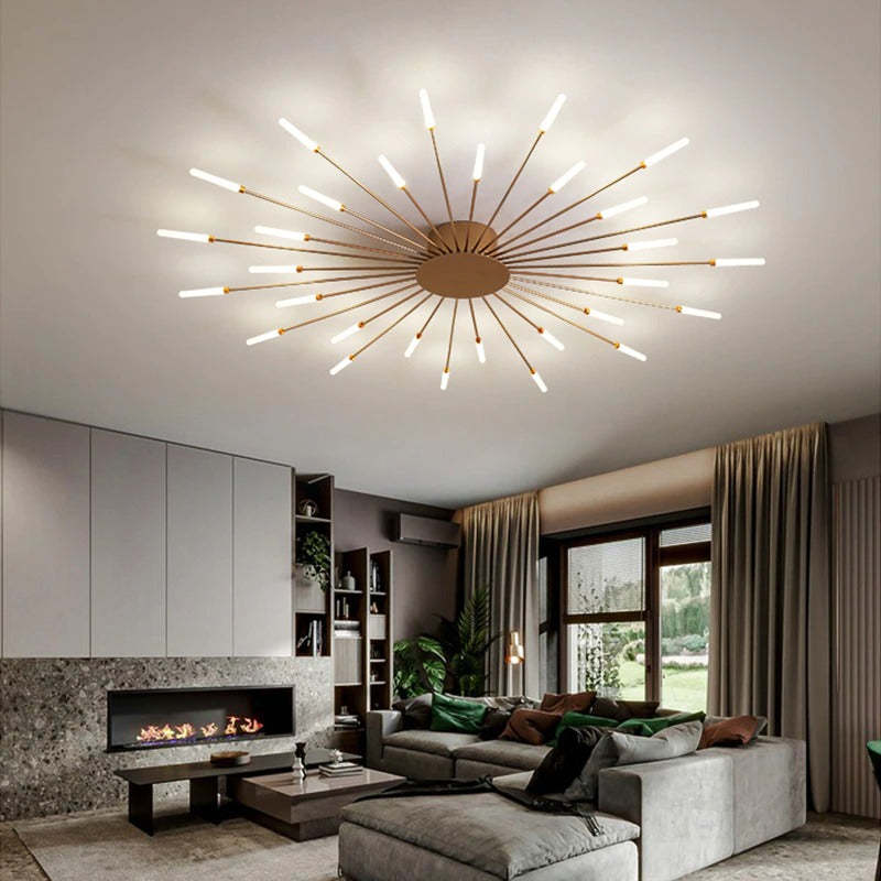 NovaLume LED Firework Lights Metal Decor