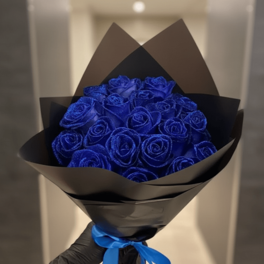 NovaLustre Real Preserved Eternal Bloom Glitter Rose For Romantic Gifts And Decor