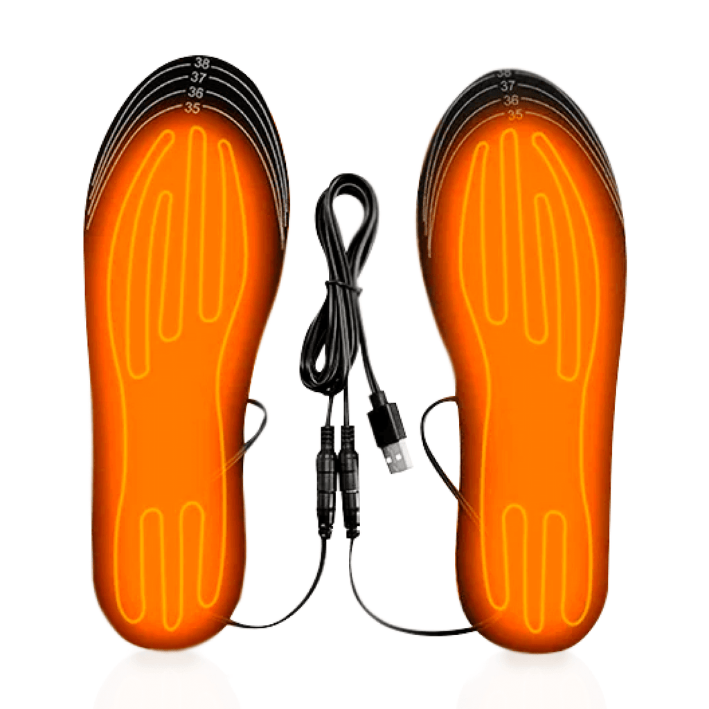 کفی‌های گرم‌شونده قابل شارژ برای چکمه، 8 وات 5 ولت 2 آمپر با منبع تغذیه USB، قابل برش به اندازه، EVA