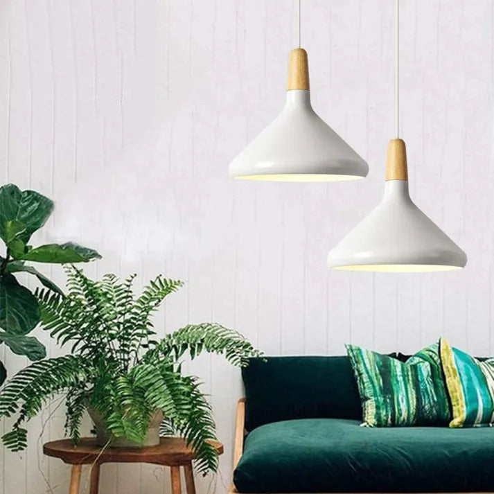Asterra Macaron Inspired Cone Pendant Light by NyraLume Studio
