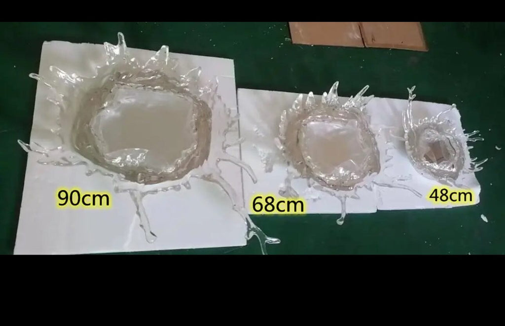 Water Splash LED Mirror Wall Lamp With Waterproof Resin Design