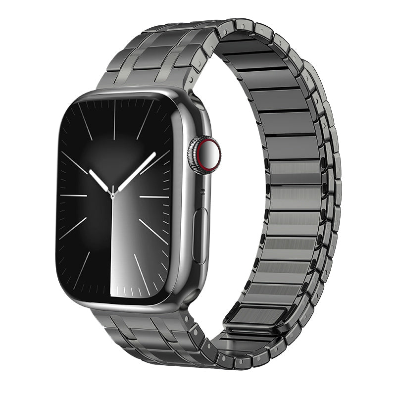 Cinturino magnetico Apex in acciaio inox satinato per Apple Watch