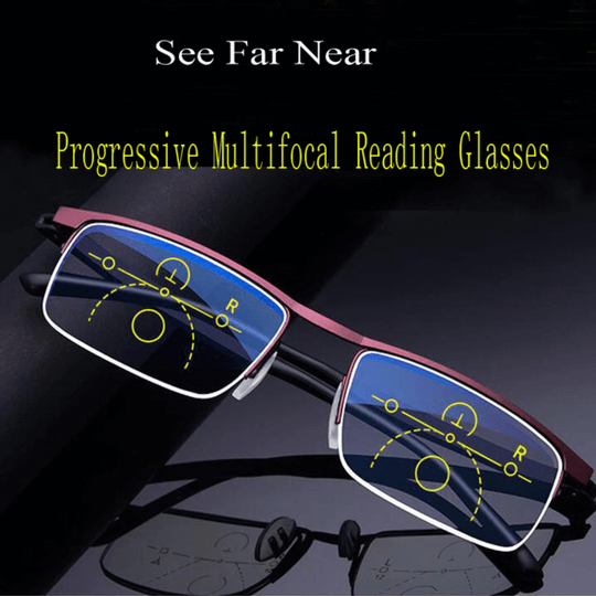 German Designed Progressive Eyeglasses for Clear All-Day Vision