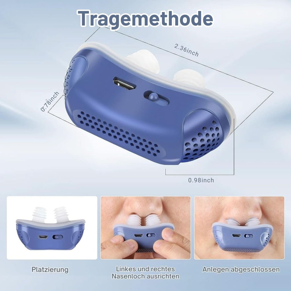 NanoBreath Compact CPAP Device for Snoring and Sleep Apnea